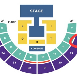 하이라이트 콘서트(토) 28구역 2열 2연석 양도