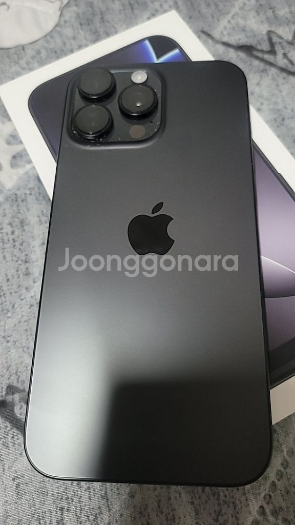 아이폰16프로맥스 256 블랙티타늄--1