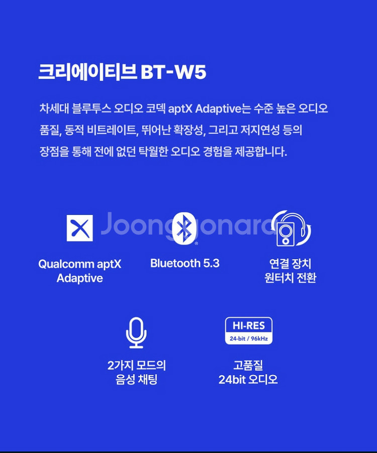 크리에이티브 BT-W5--3