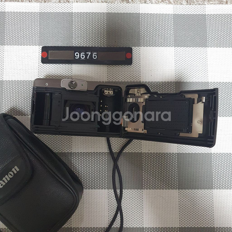 캐논 오토보이 루나 28 파노라마 필름카메라 파우치포함--5