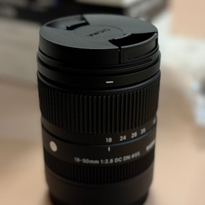 시그마 sigma 18-50mm(소니e) 거의 새것