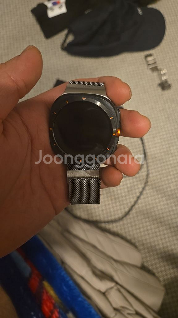 갤럭시워치울트라 티타늄 그레이 자급제--2