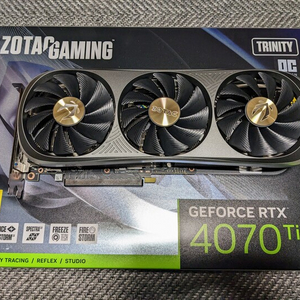 ZOTAC GAMING RTX 4070TI 중고