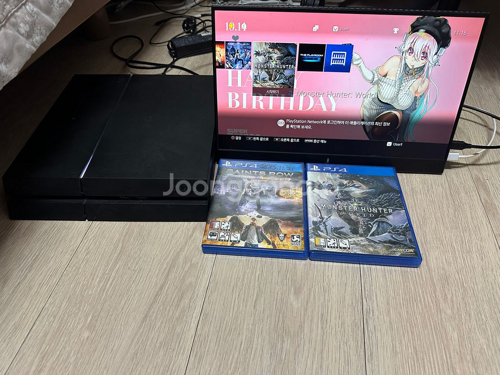 PS4 플스4 펌웨어 9.00 팝니다 게임2개 포함--0