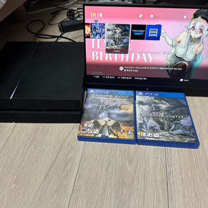 PS4 플스4 펌웨어 9.00 팝니다 게임2개 포함