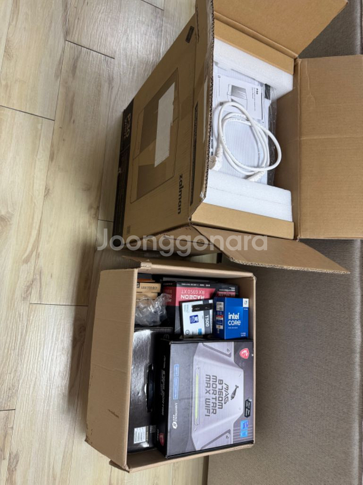 인텔 i7 14700k 컴퓨터 본체 팝니다 화이트--6