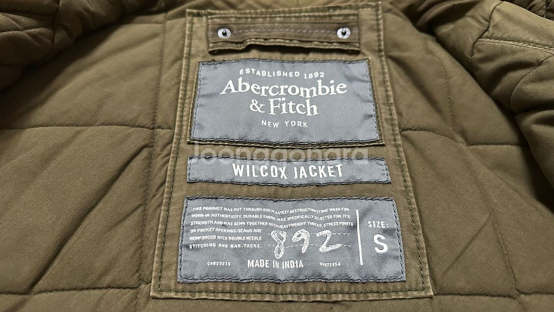 아베크롬비 윌콕스 빈티지 야상 패딩 자켓--4