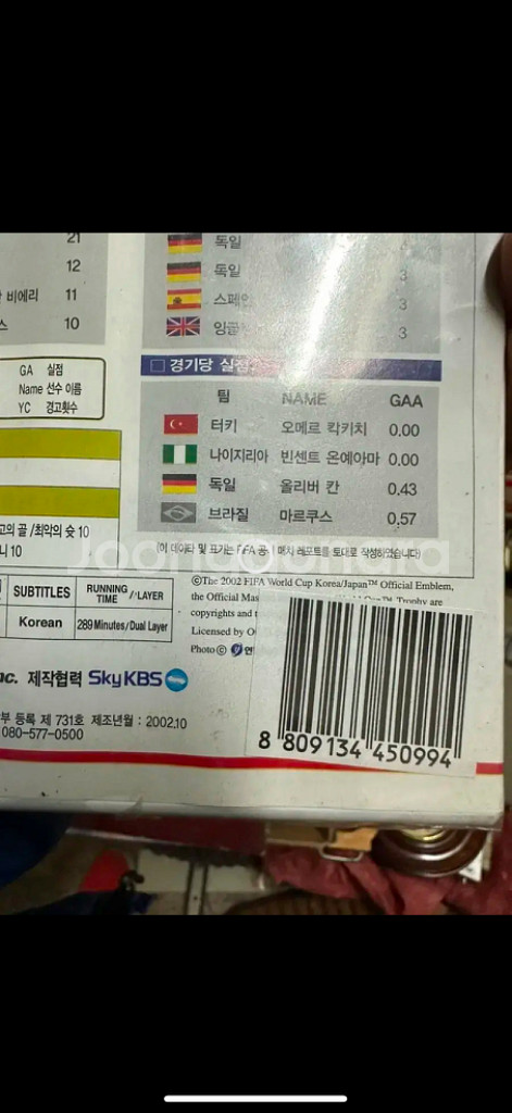 DVD 2002 한일월드컵 공식DVD--6