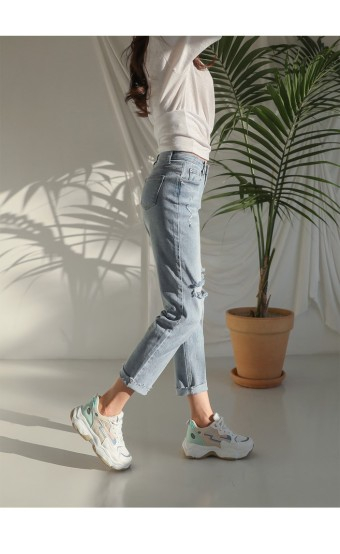 새상품) 시크폭스 빈티지 데님 팬츠 m--2