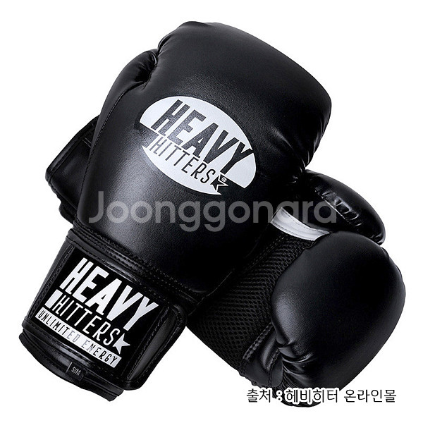 헤비히터 컨텐더 벨크로 복싱글러브 H3 12oz 블랙--6