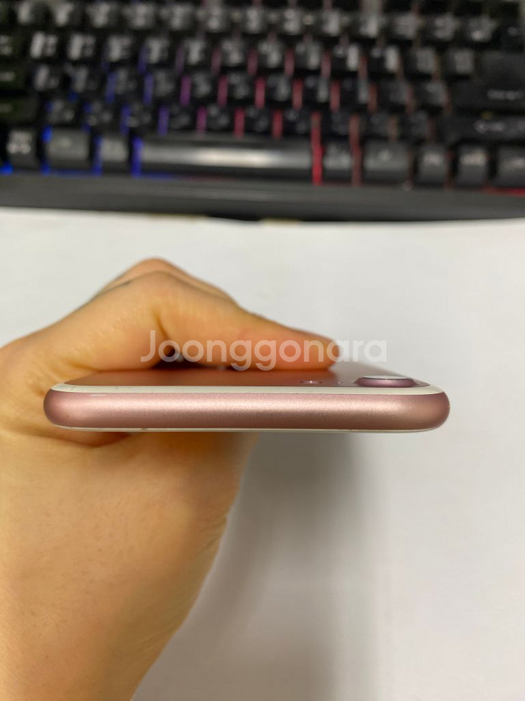 아이폰7 로즈골드 SS급 32GB 무잔상 레트로 인스타--3