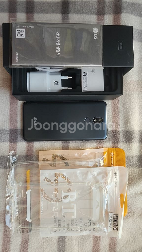 LG X4 (LM-X420) 32GB 블랙, 케이스--1