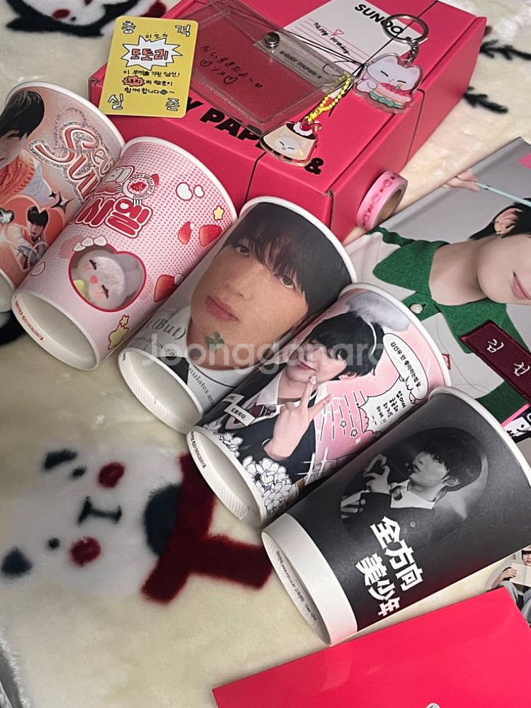 엔하이픈 선우 일괄 양도 생카 컵 키링 특전 위버스 공--3
