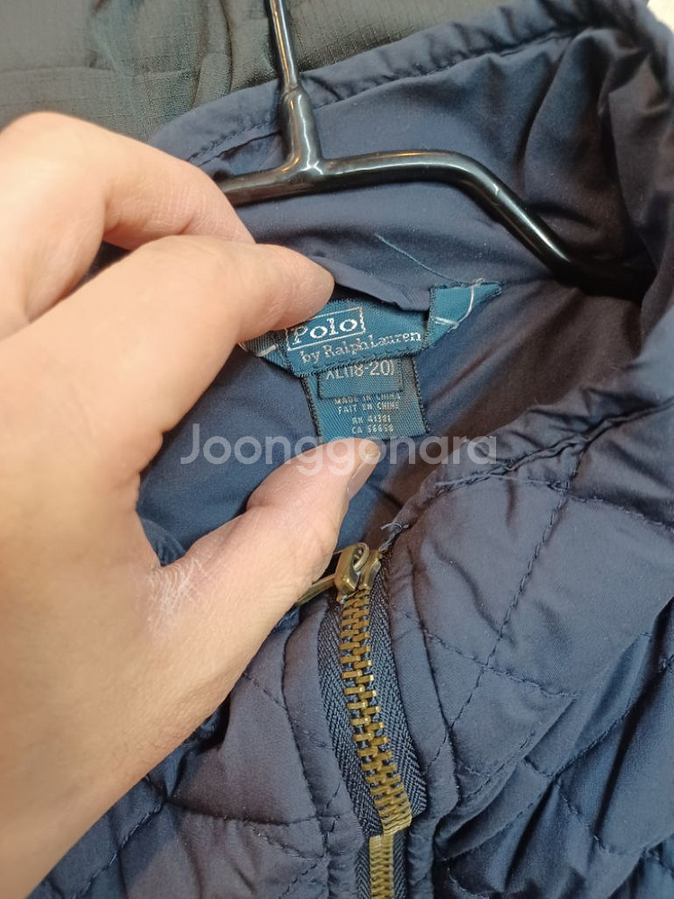 폴로랄프로렌 퀄팅 자켓 xl 18 20--2