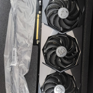 MSI 지포스 RTX 3070 Ti 슈프림X 중고 풀박