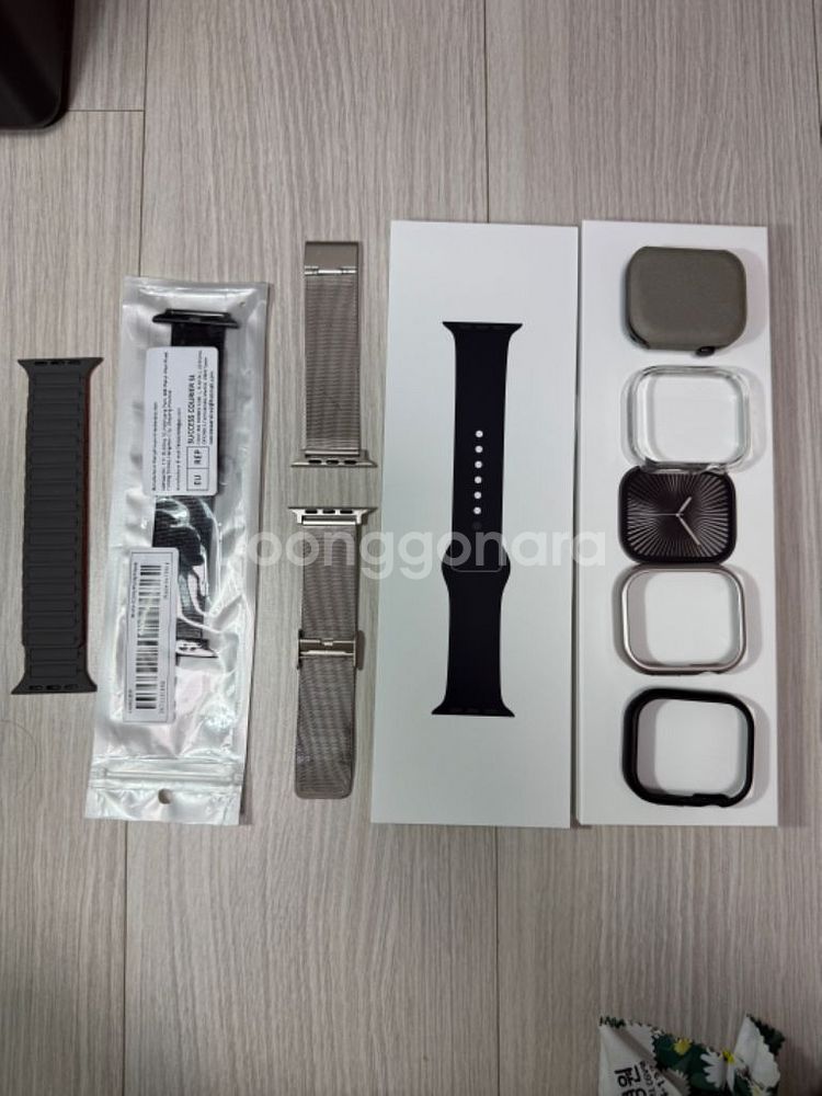 애플워치 10 GPS+Cellular 티타늄 46mm--4