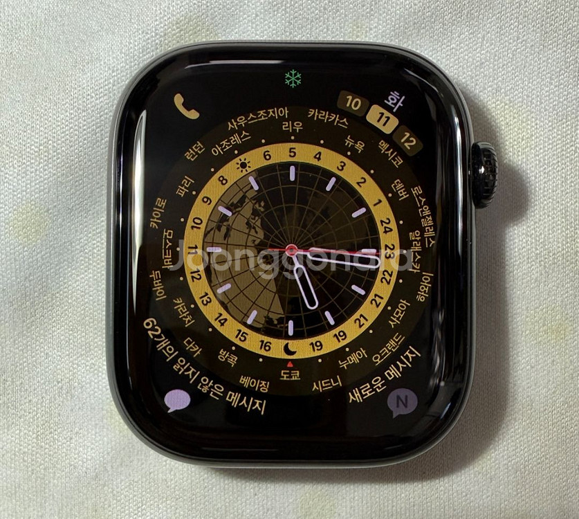 애플워치 10 GPS+Cellular 티타늄 46mm--7