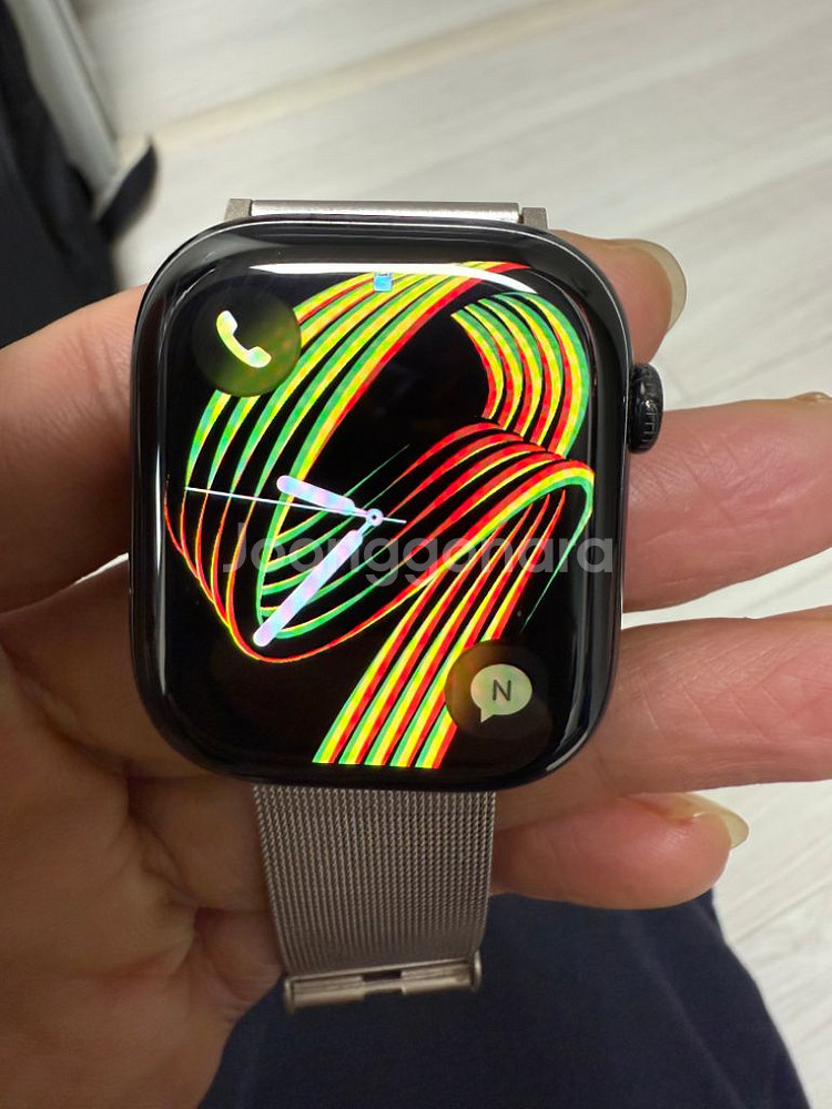애플워치 10 GPS+Cellular 티타늄 46mm--6