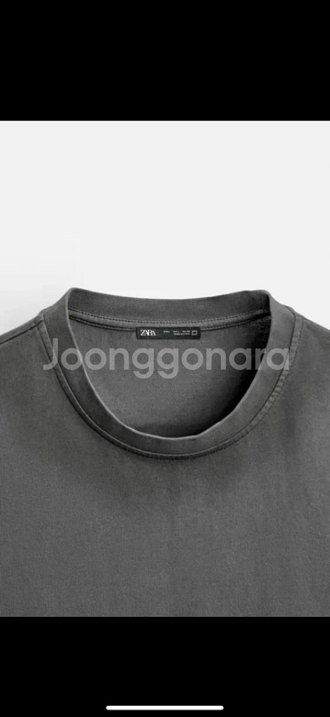 자라 워시드 탱크탑 나시 티셔츠--5