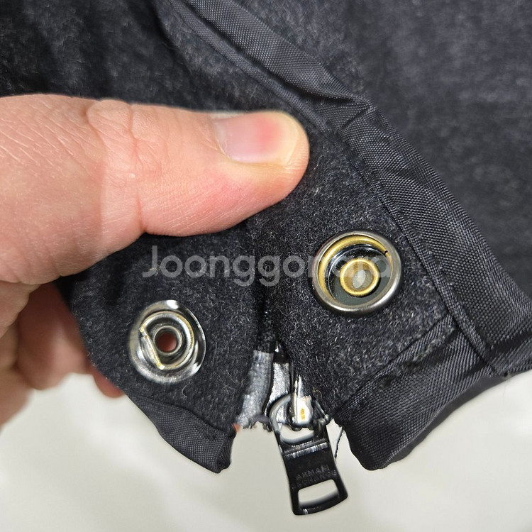 알마니 아가일 패턴 퀼팅 자켓--6