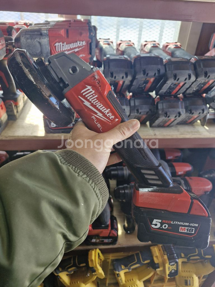 밀워키충전그라인더 M18 FSAG125X.5인치 최상급--7