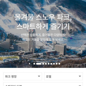 휘닉스파크 야간권