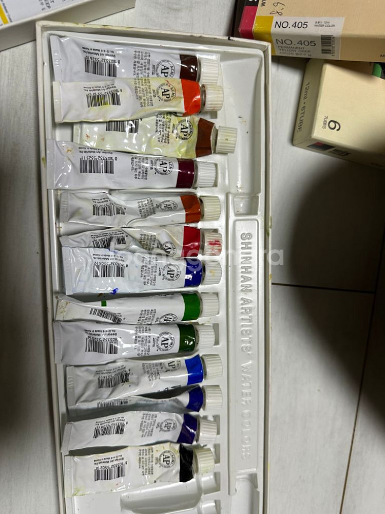 신한 물감 12ml--1