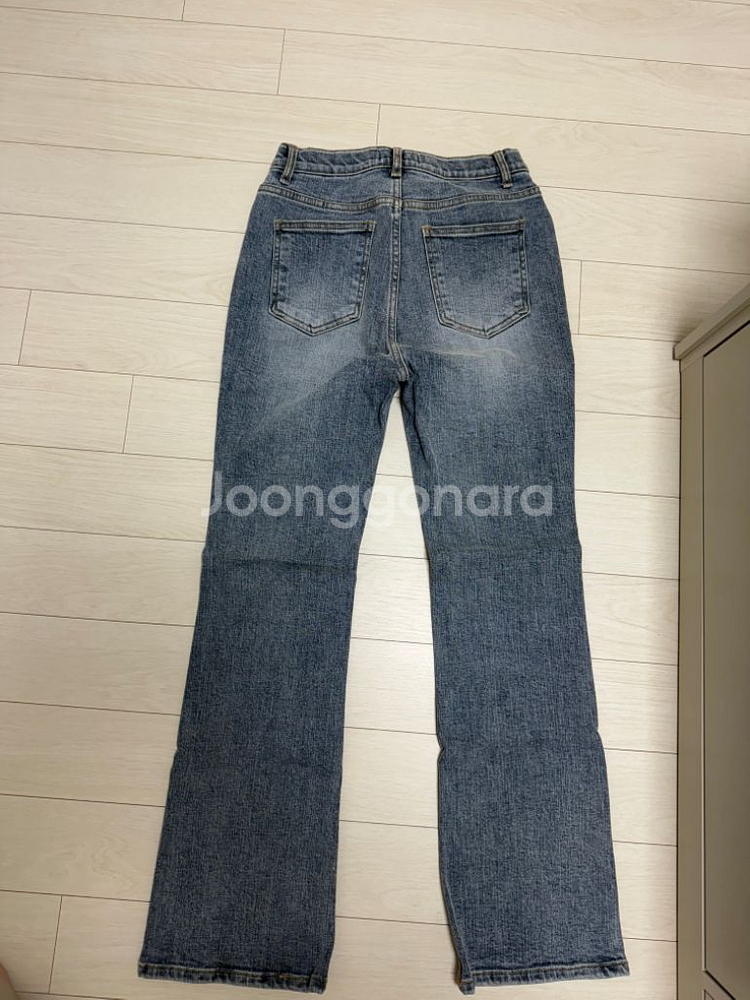 하와 롱부츠컷 데님 애쉬블루 m--1