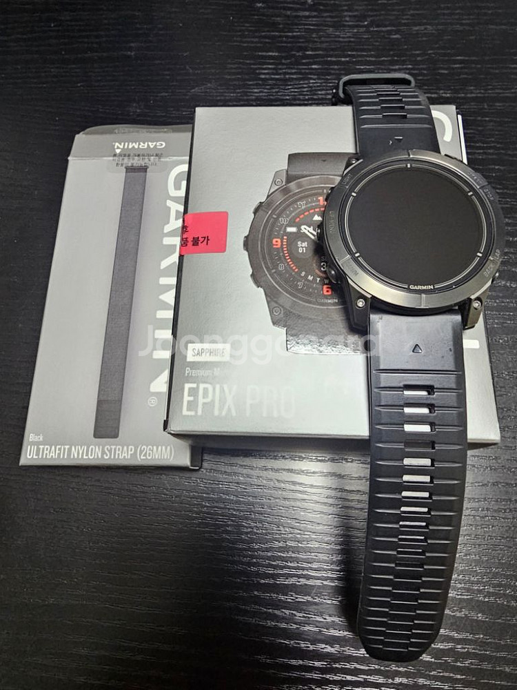 가민 에픽스 프로 51mm 카본그레이DLC 티타늄 블랙--1