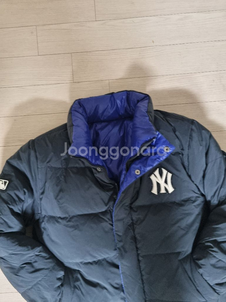 뉴욕 양키스 리버시블 패딩 점퍼 100--1