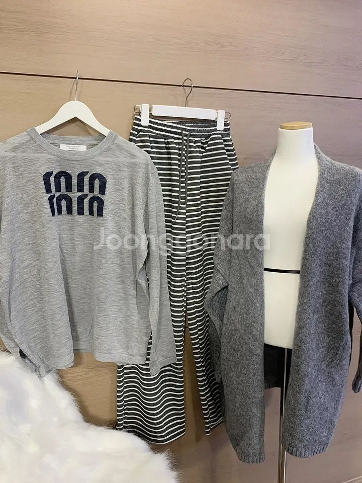 뮤 니트 롱가디건 팬츠 세트--6