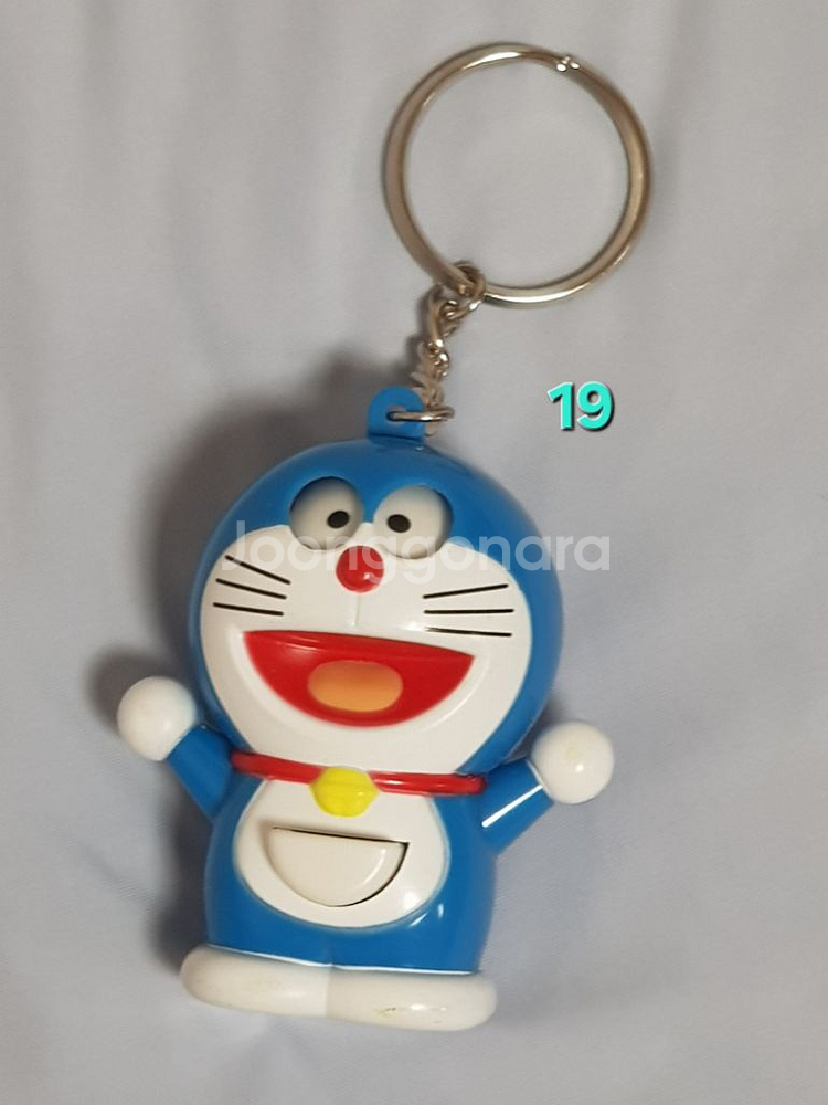 애니 키링 키홀더 키체인 LED 사운드--2