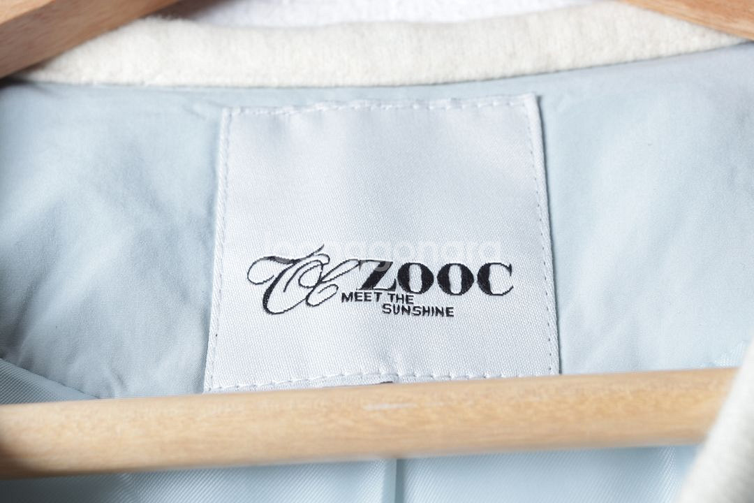 W(S) 브랜드빈티지 패딩 점퍼자켓 주크 연블루 경량--4