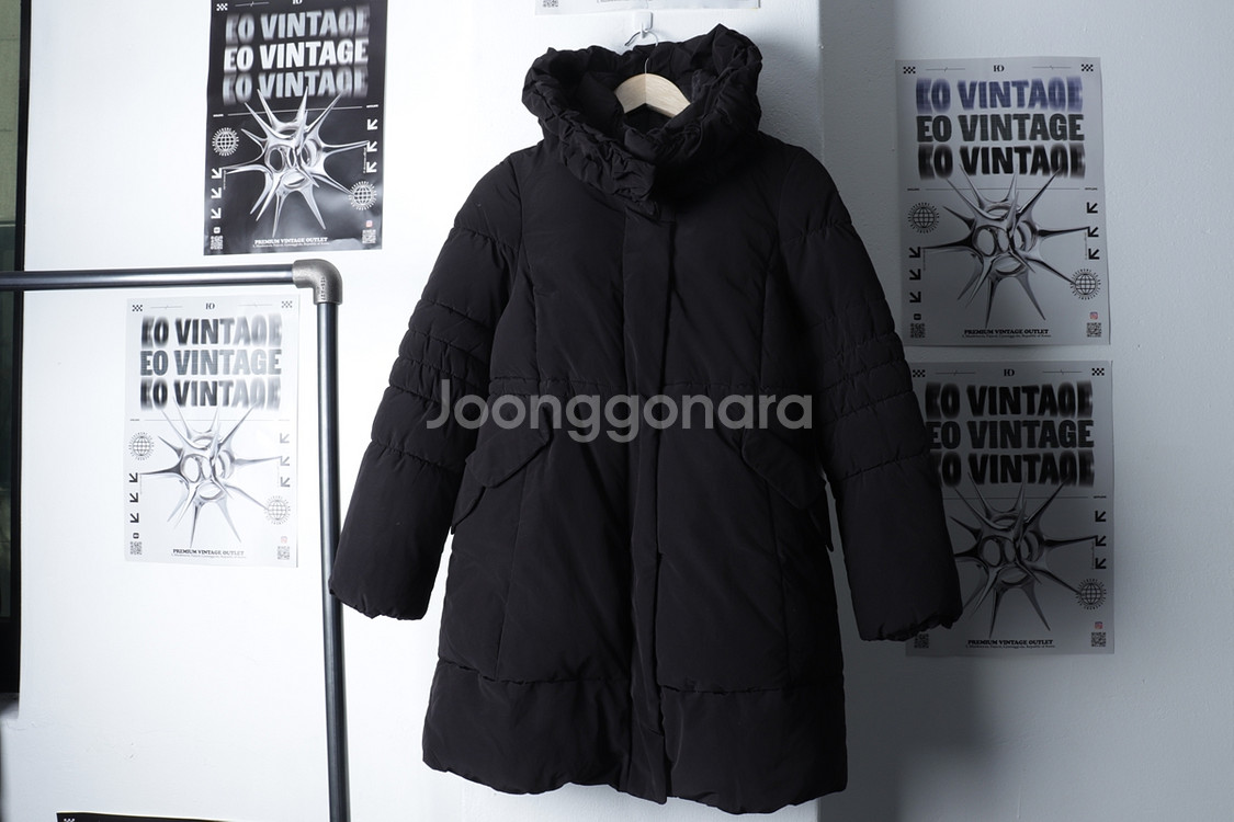 W(S) 브랜드빈티지 패딩 점퍼자켓 에스제이와니 블랙--1