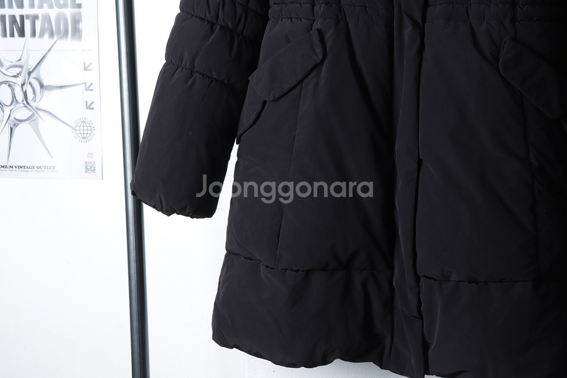 W(S) 브랜드빈티지 패딩 점퍼자켓 에스제이와니 블랙--3