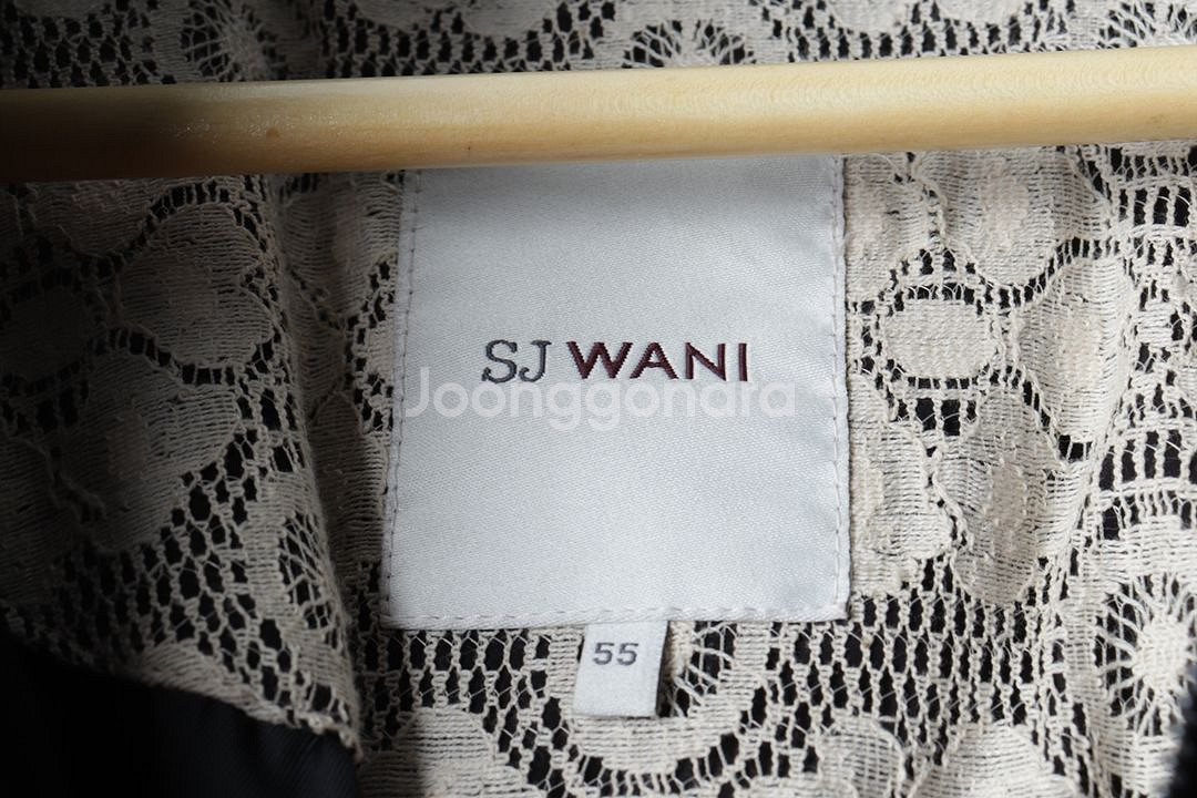 W(S) 브랜드빈티지 패딩 점퍼자켓 에스제이와니 블랙--4