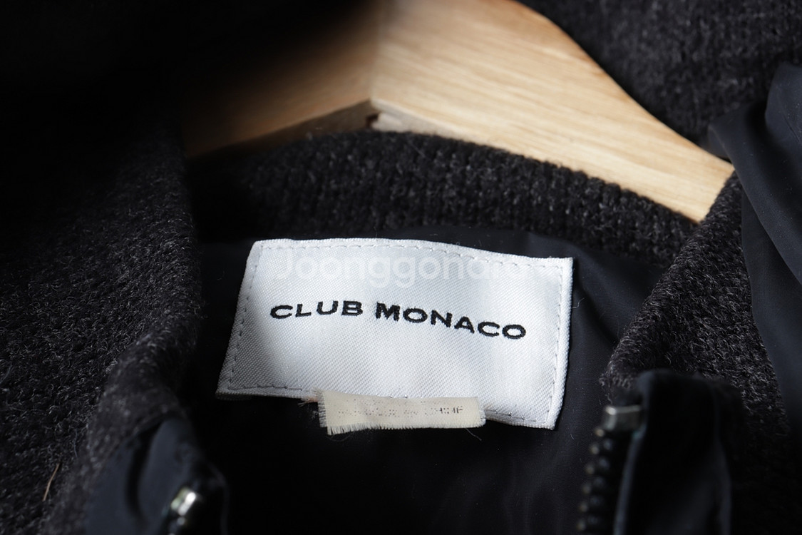 W(S) 클럽모나코 롱패딩 점퍼자켓 블랙 구스다운--4