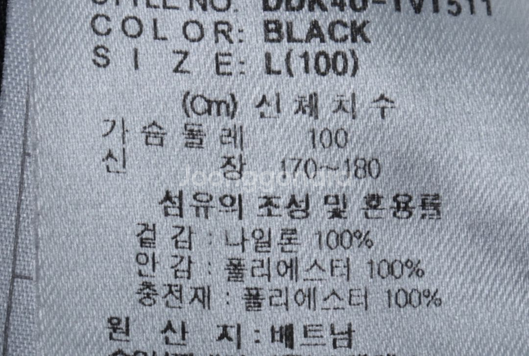 (L) 디키즈 패딩 점퍼자켓 블랙 올드스쿨 조끼--5