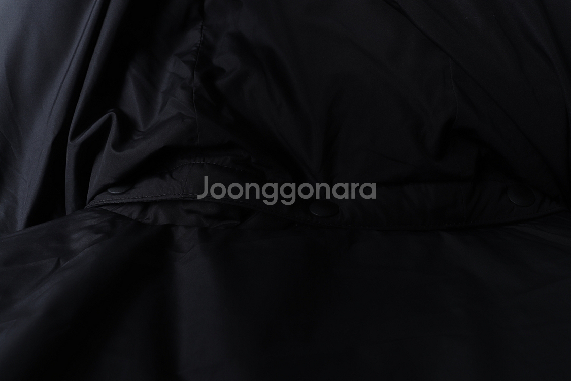 (L) 그루브라임 롱패딩 점퍼자켓 블랙 올드스쿨--5