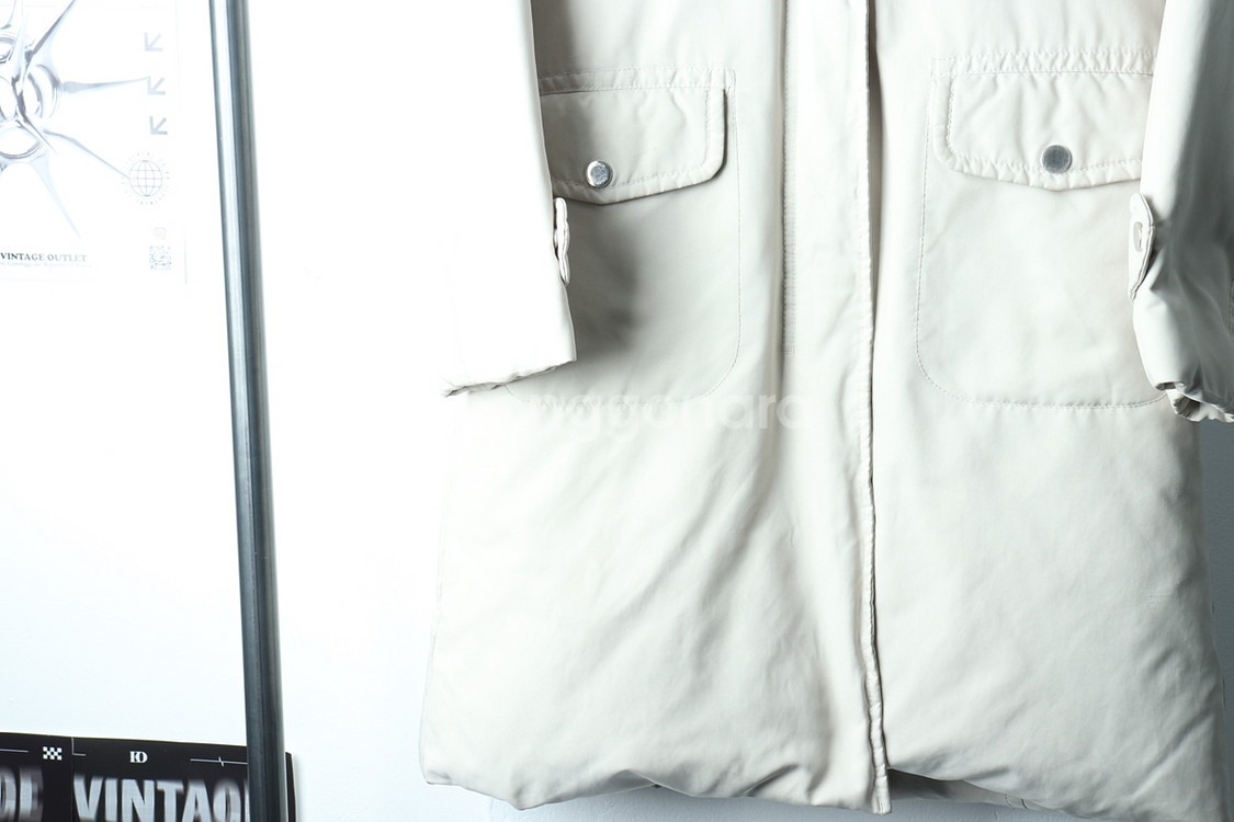 W(S) 발렌시아 롱패딩 점퍼자켓 베이지 덕다운--3