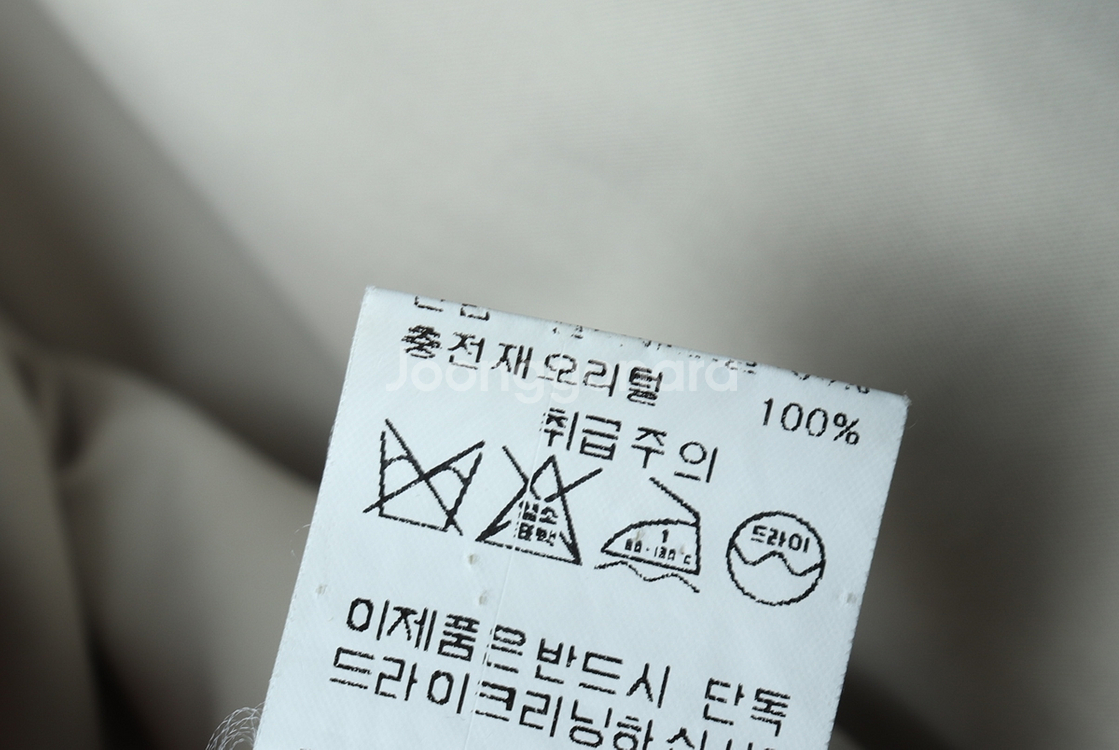 W(S) 발렌시아 롱패딩 점퍼자켓 베이지 덕다운--6