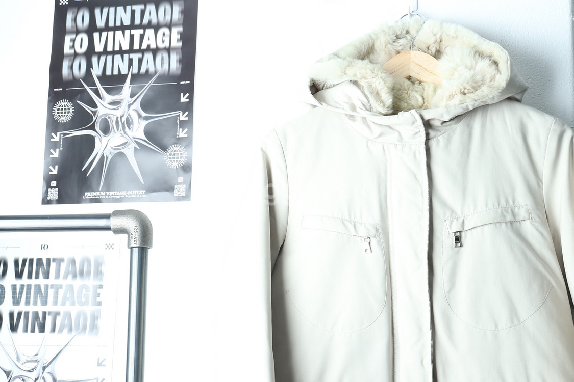 W(S) 발렌시아 롱패딩 점퍼자켓 베이지 덕다운--2