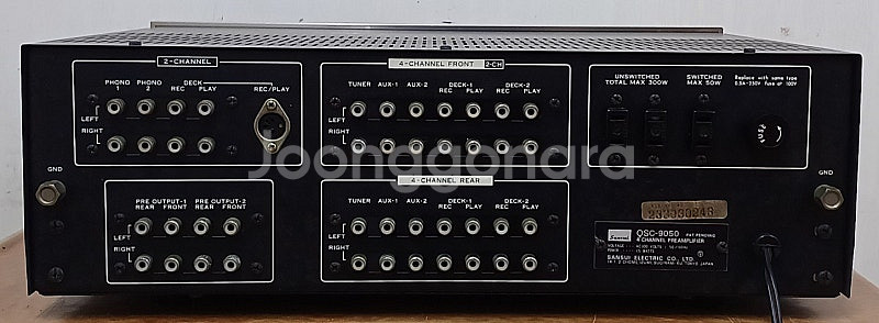 산수이 qsc-9050 프리앰프--5