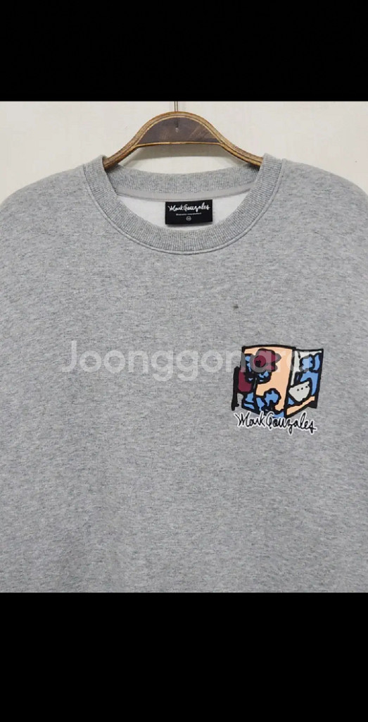 (XL) 마크곤잘레스 맨투맨 그레이 기모 스웨트 셔츠--1