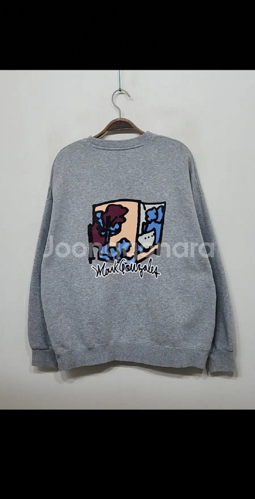 (XL) 마크곤잘레스 맨투맨 그레이 기모 스웨트 셔츠--5