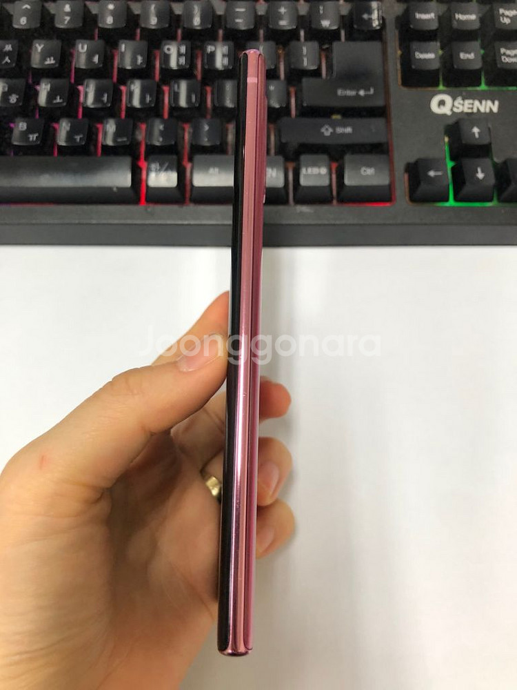 SK 갤럭시노트10 핑크 A급 256G 무잔상--3