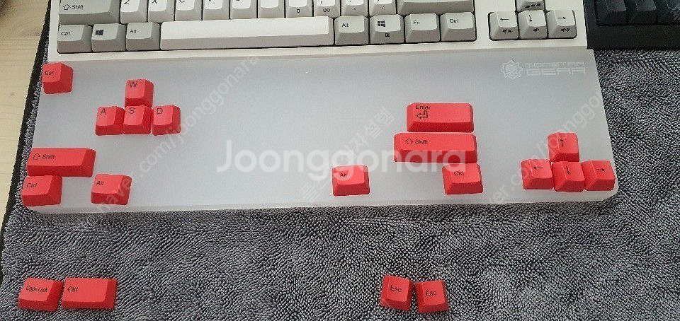 리얼포스 레드 포인트 키캡 삽니다--1