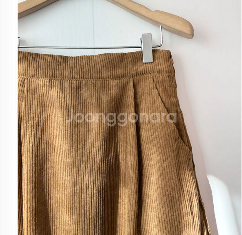 새상품 골덴 치마 뒷밴딩a라인--1