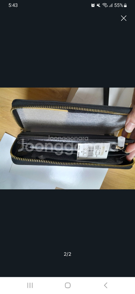 마이클코어스 장지갑 새제품--1