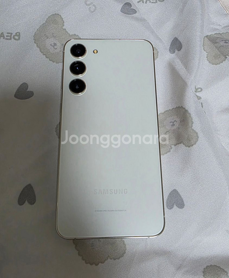 자급제 갤럭시 S23플러스 화이트 256기가 상태A+--3